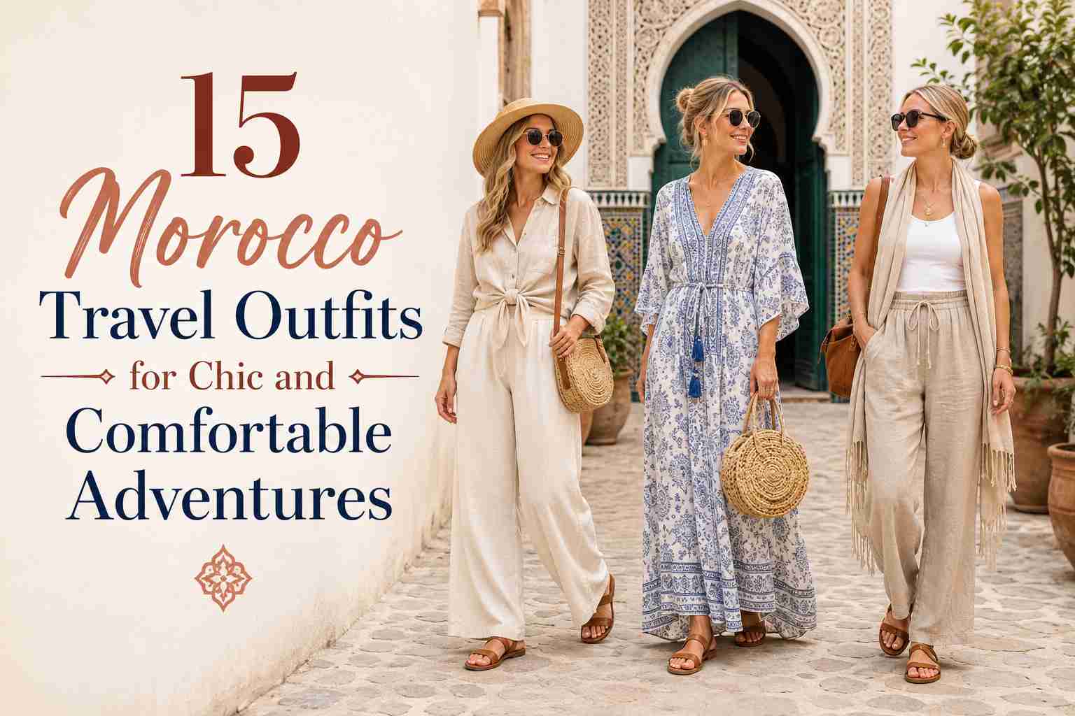 15 Morocco Travel Outfits for Chic and Comfortable Adventures